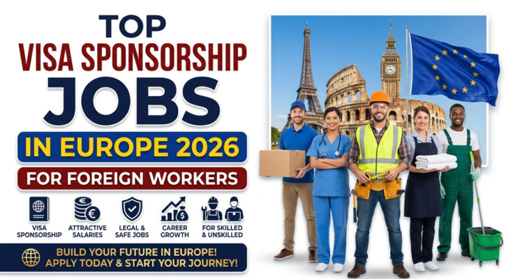 Top Visa Sponsorship Jobs in Europe 2026